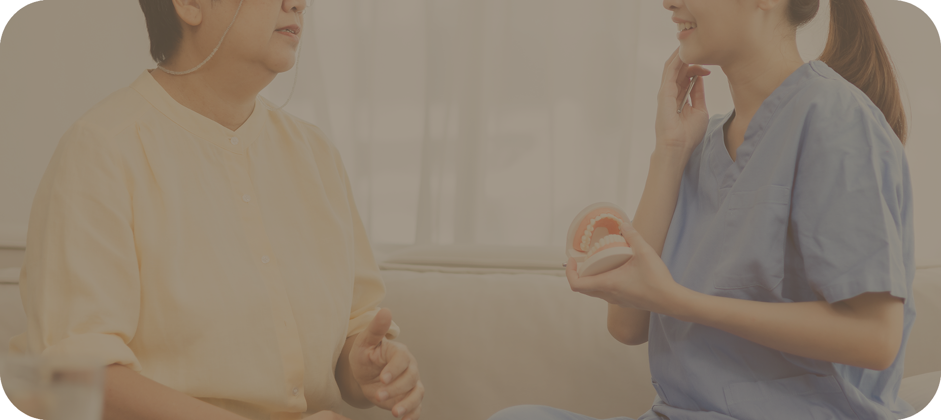 訪問診療で通院が難しい方にも歯科ケアが行き届く、安心の毎日へ